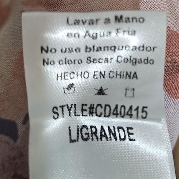 Lovesome Ruffle Floral Maxi Dress Purple Multi Size L - Picture 6 of 6